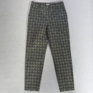 Sezane Green Jacquard Georges Trousers